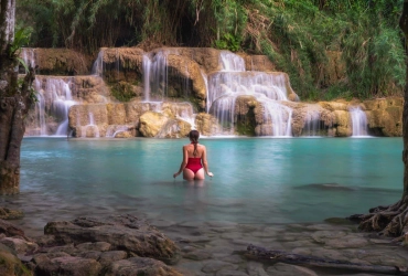 Luang Prabang - Visita della città - Cascata di Kuang Si (B)