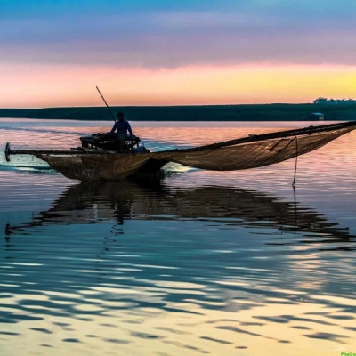 Villaggio pescatori di Ham Ninh