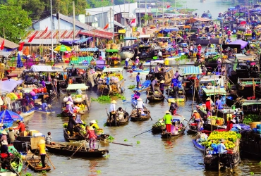 Galleggiante mercato di Cai Rang - Phu Quoc