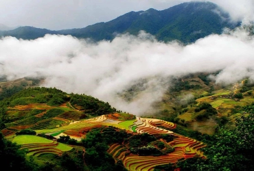 Trekking sulla terrazza della risaia di Sapa