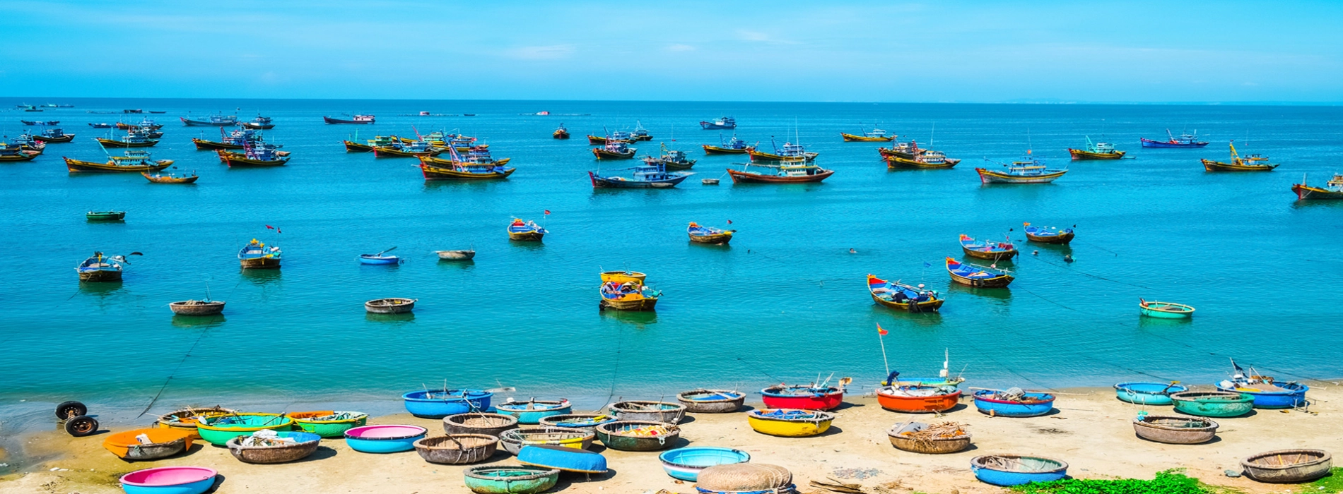 Bellissima spiaggia nel sud, Vietnam