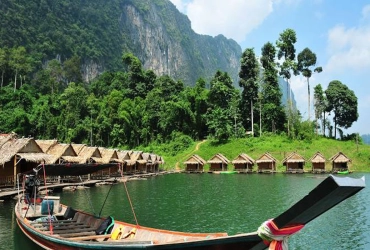 Khao Sok - Canoa in fiume di Sok (B)