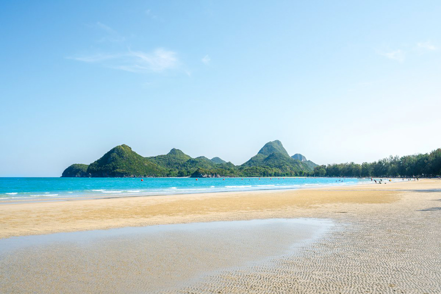 La splendida spiaggia di Ao Manao