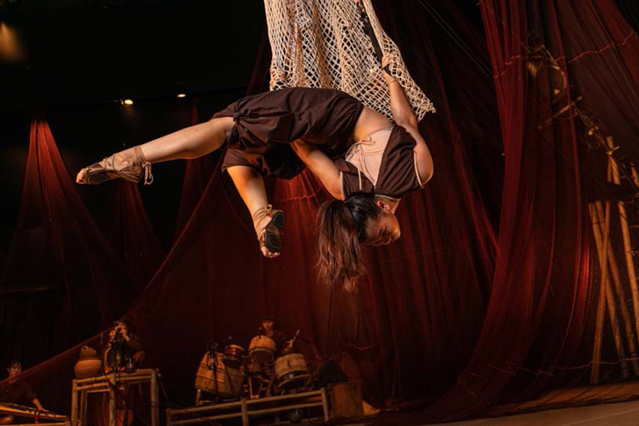 Circo bambù in Vietnam