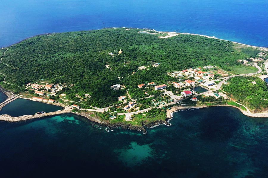 Panoramica dell' isola di Con Co