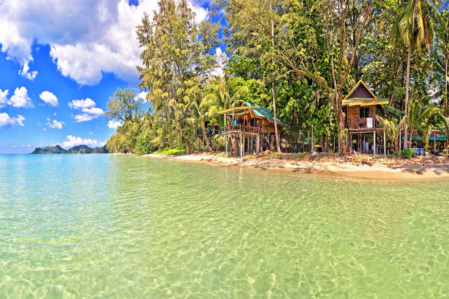 La spiaggia tranquilla