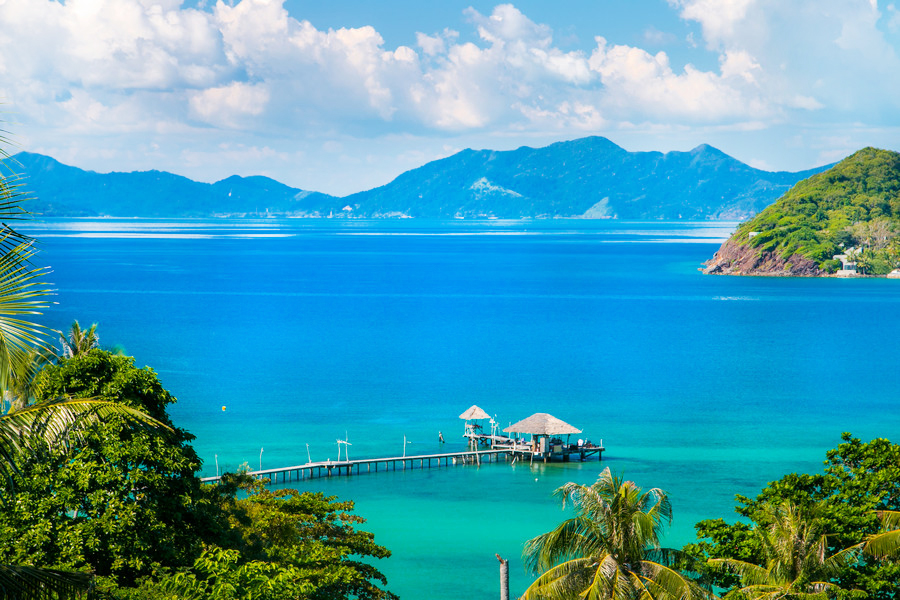 Bellissimo paesaggio di Koh Mak