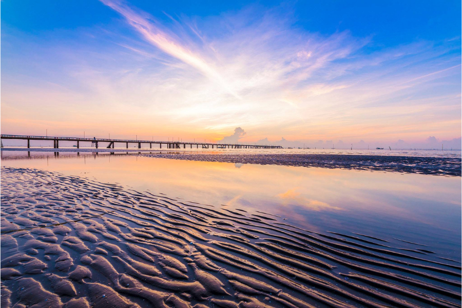 La spiaggia di Tan Thanh - Attrazione in Tien Giang