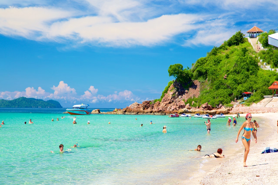 Spiaggia di Samae - paradiso per prendere il sole