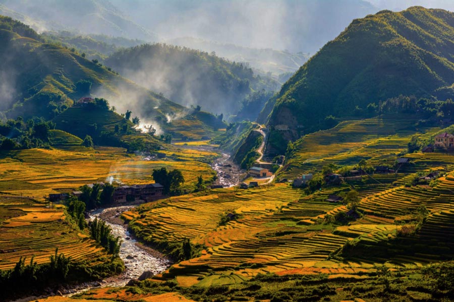 Trekking nella valle di Muong Hoa