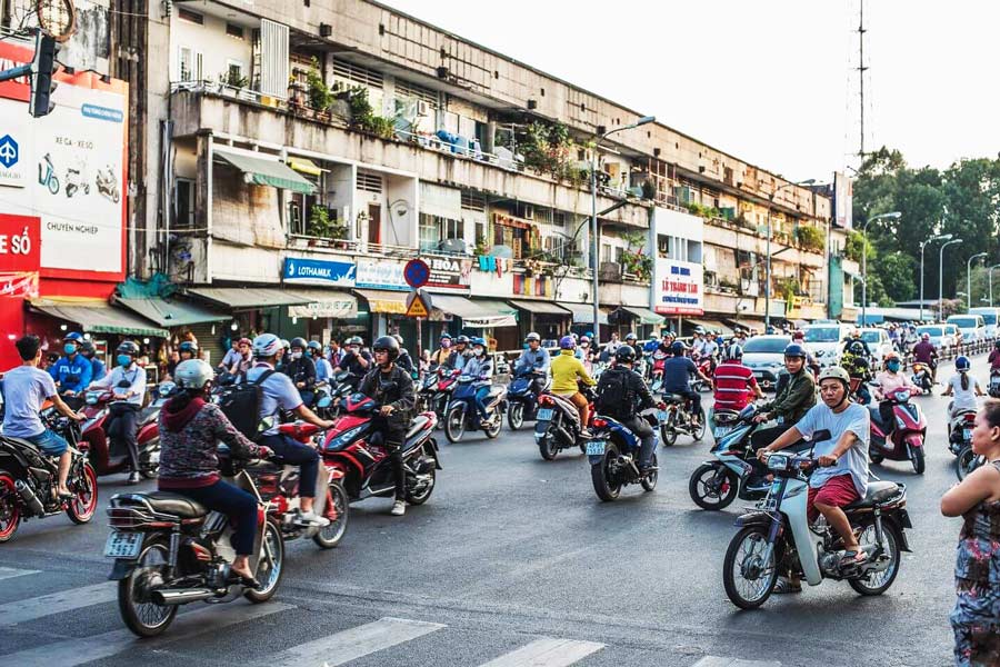 Cultura attraverso sul strada in Vietnam