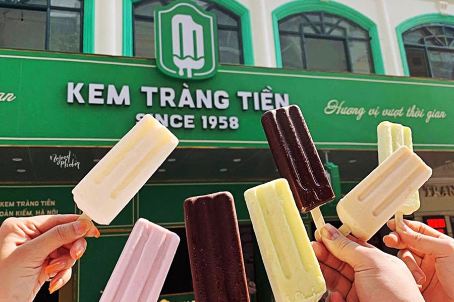 Il gelato Trang Tien