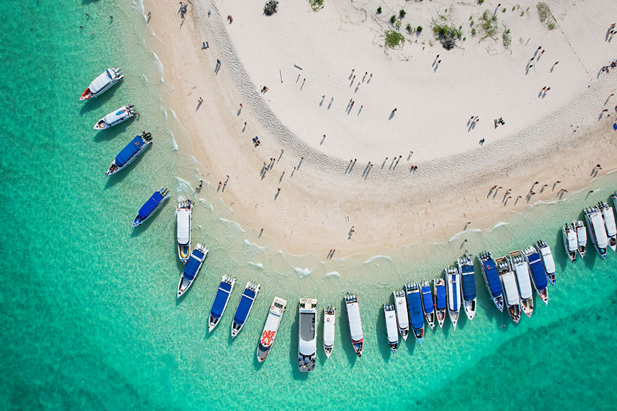 È abbastanza facile raggiungere l'isola