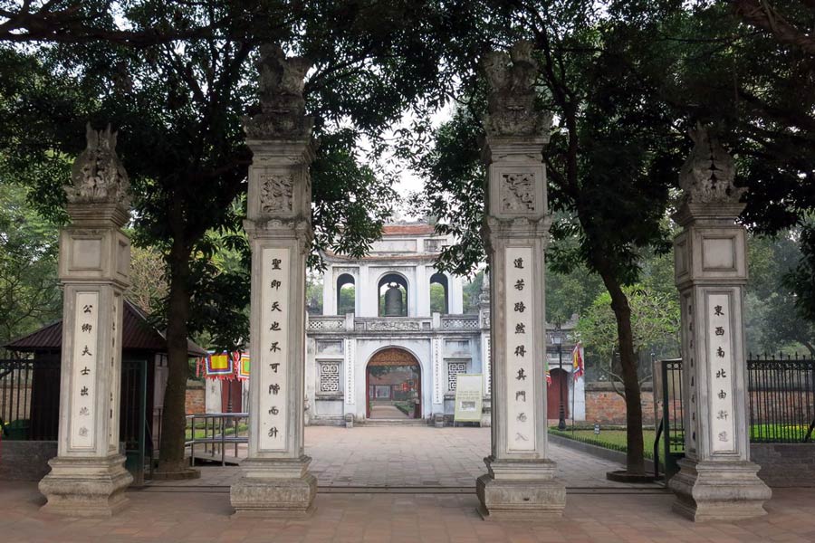 La porta del Tempio della Letteratura