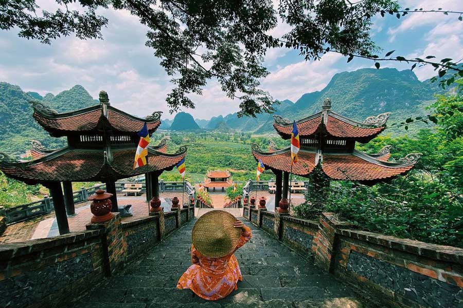 La pagoda di Phat Tich a Cao Bang in Vietnam