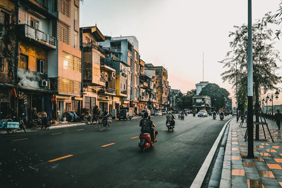 Ammirare il quartiere vecchio di Hai Phong