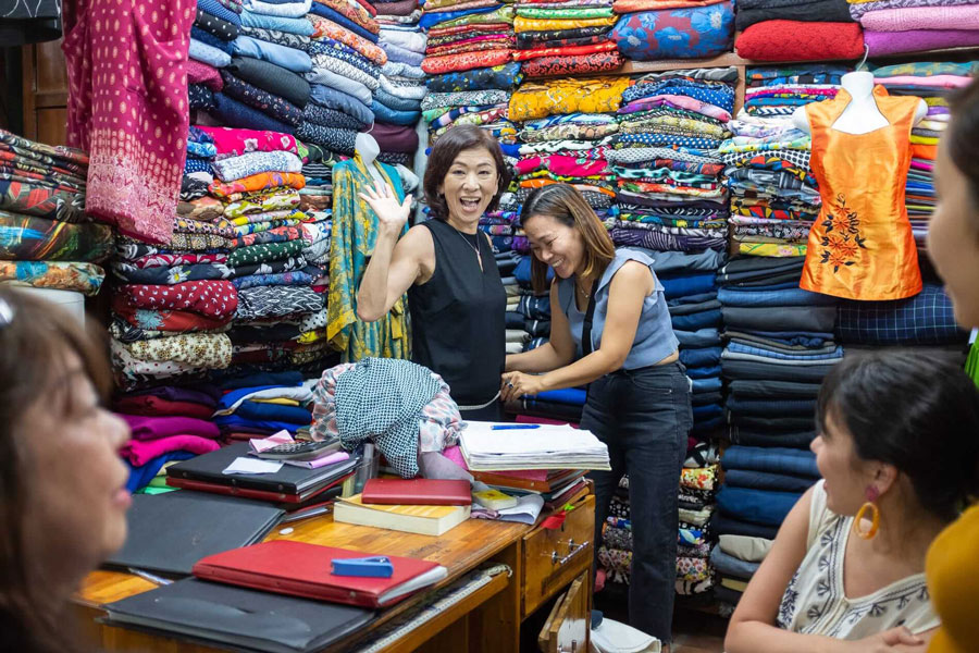 La sartoria nella città antica di Hoi An