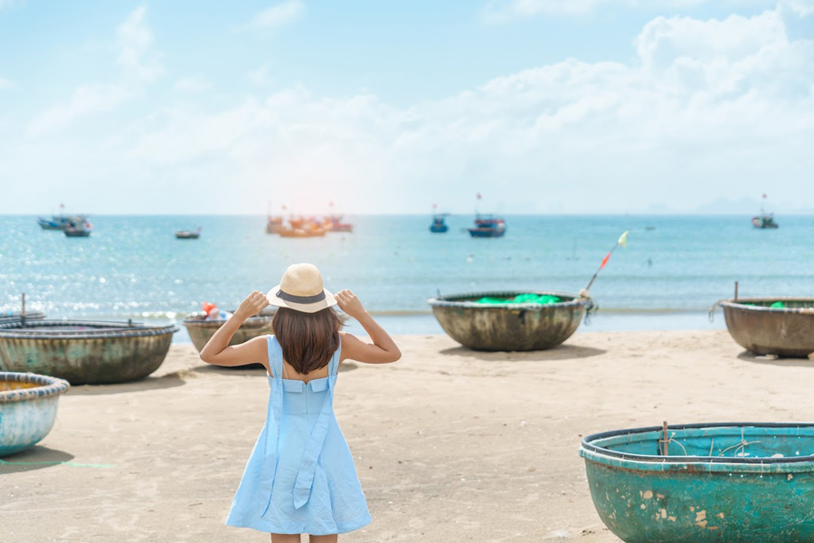 La spiaggia di Dung Quat a Quang Ngai