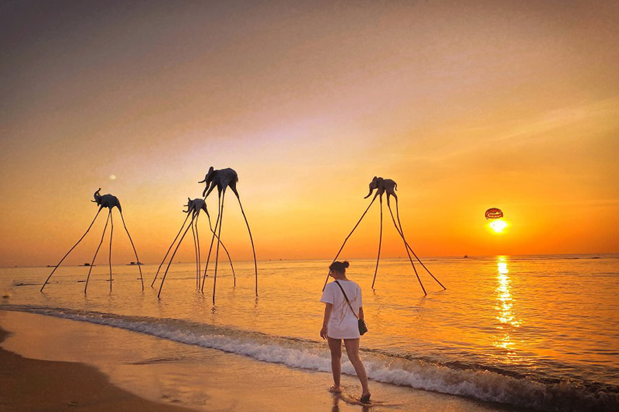 Tramonto bellissimo a Phu Quoc in Vietnam