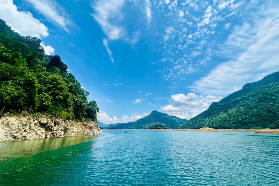 Lago di Na Hang a Tuyen Quang, Vietnam