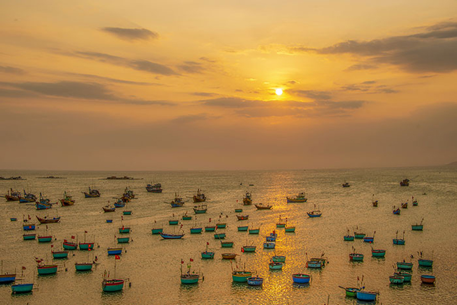 Vilaggio pescatori Mui Ne