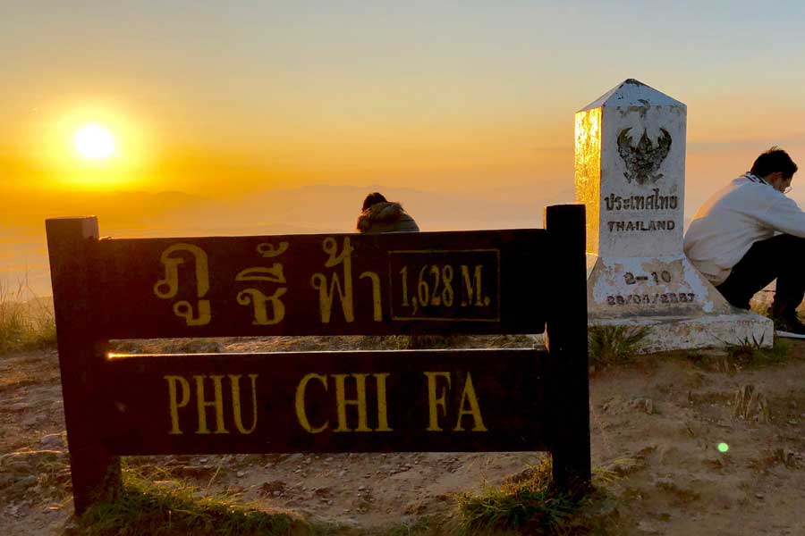 La cima del Phu Chi Pha