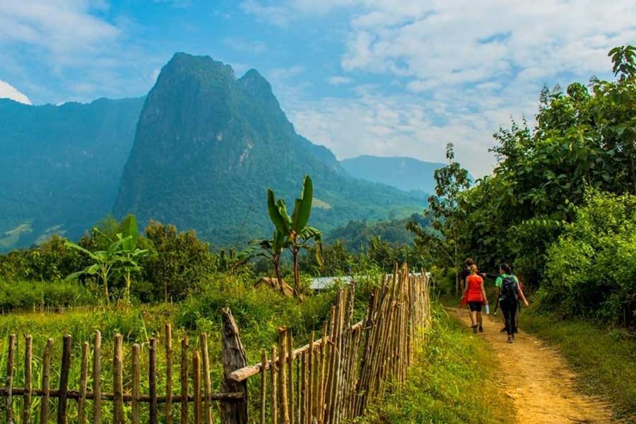 Trekking alla stagione secca del Laos